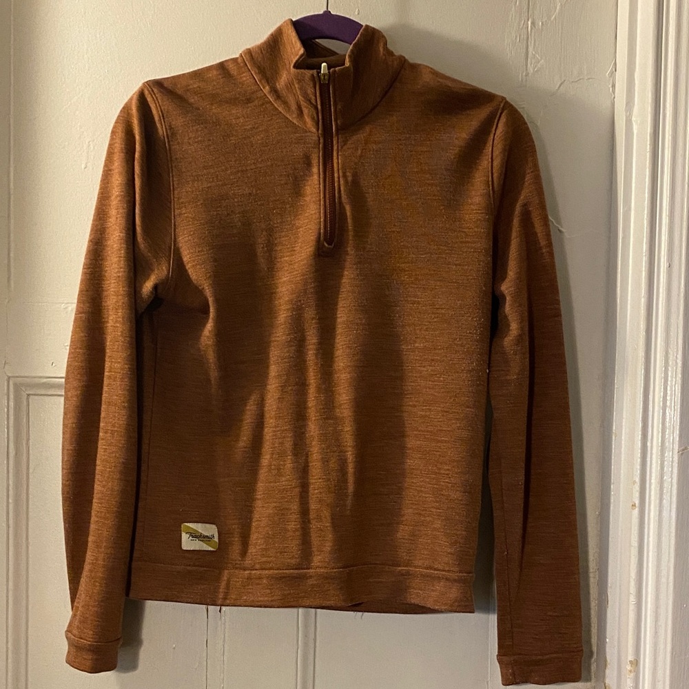 Tracksmith Women's Maple Downeaster Zip-Up Mid Layer